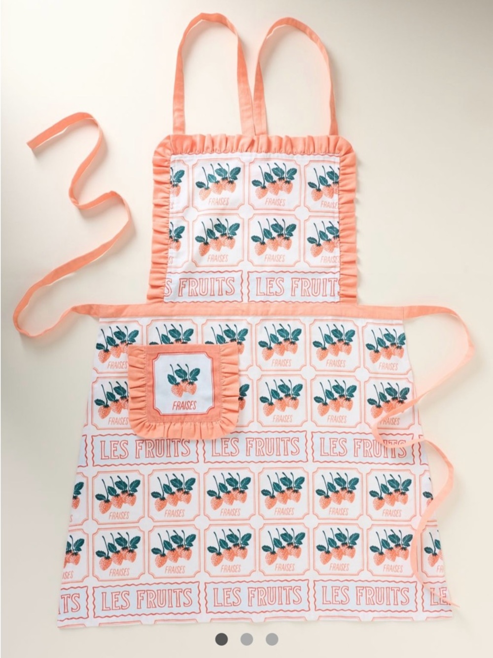 New! NWT Anthropologie Elle Apron in Les Fruits